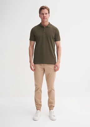 CAZADOR - 46130 Erkek Yeşil Polo Yaka T-Shirt