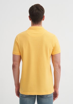 CAZADOR - 46130 Erkek Sarı Polo Yaka T-Shirt