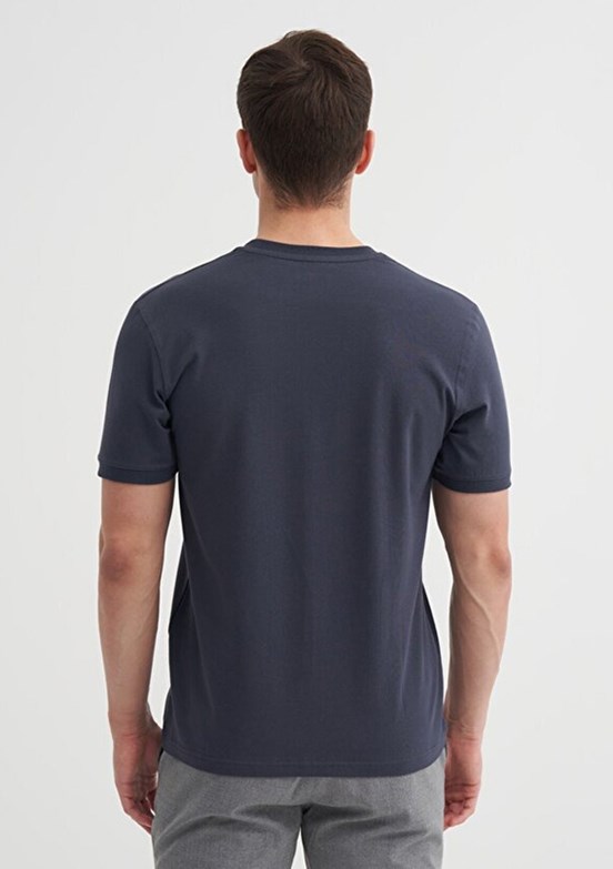 CAZADOR - 46200 Erkek Antrasit Bisiklet Yaka T-Shirt
