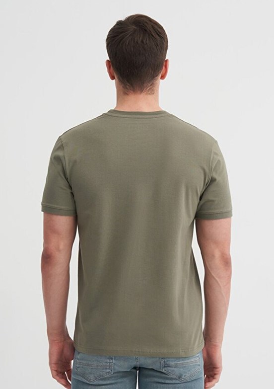 CAZADOR - 46200 Erkek Yeşil Bisiklet Yaka T-Shirt