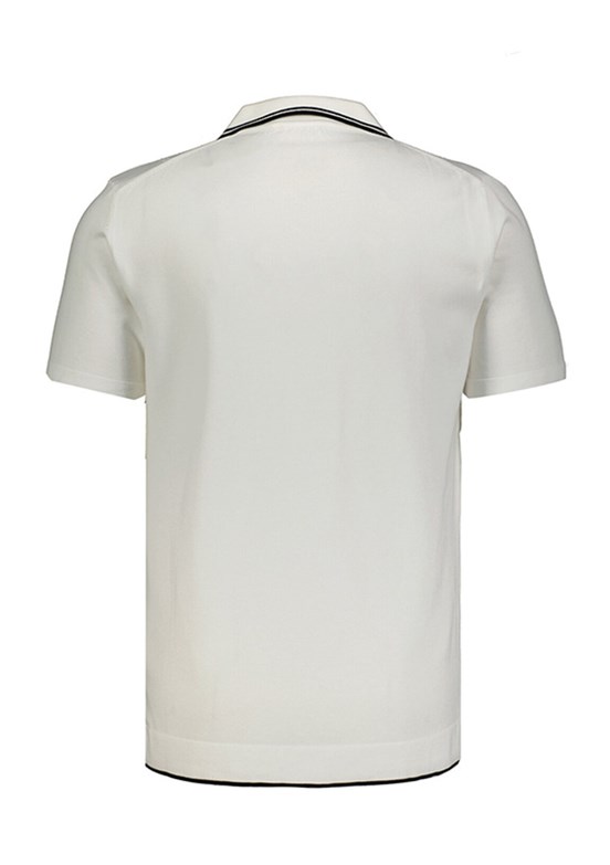 CAZADOR - 30370 Erkek Beyaz Triko T-Shirt