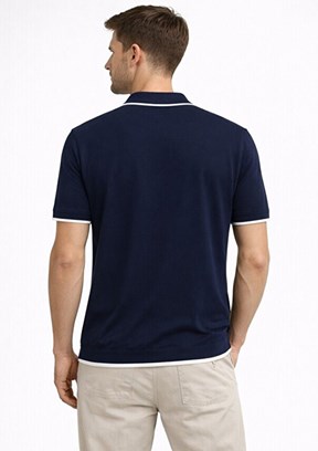 CAZADOR - 34125 Erkek Lacivert Triko T-Shirt