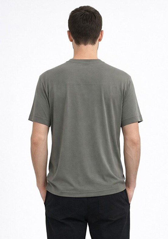 CAZADOR - 44105 Erkek Yeşil Bisiklet Yaka T-Shirt