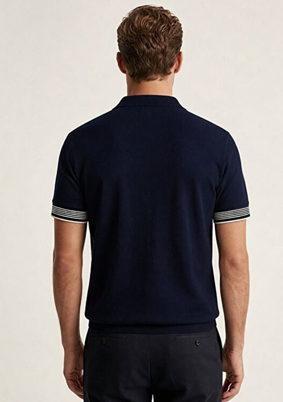 CAZADOR - 44715 Erkek Lacivert Polo Yaka T-Shirt