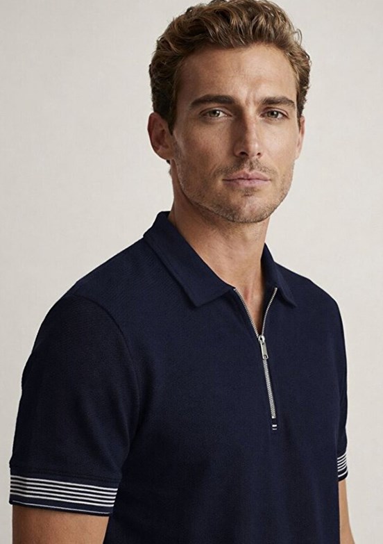CAZADOR - 44715 Erkek Lacivert Polo Yaka T-Shirt