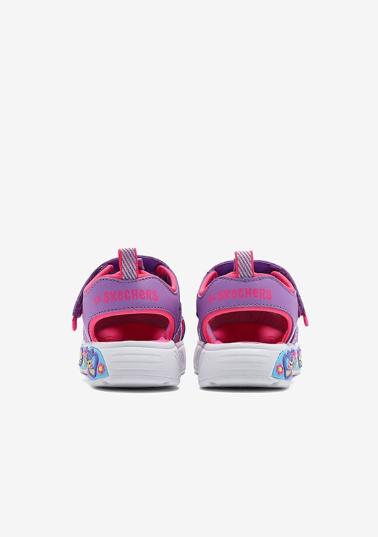 SKECHERS Play Scene Splash - Cute Crew Mor Kız Çocuk Sandalet