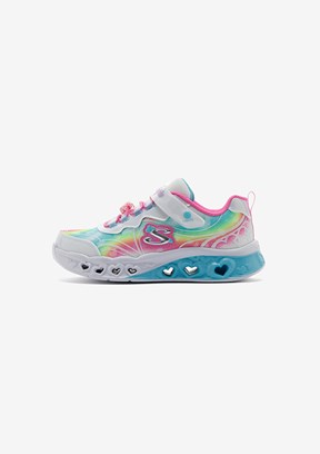 SKECHERS Flutter Heart Lights Beyaz Kız Çocuk Işıklı Yürüyüş Ayakkabısı