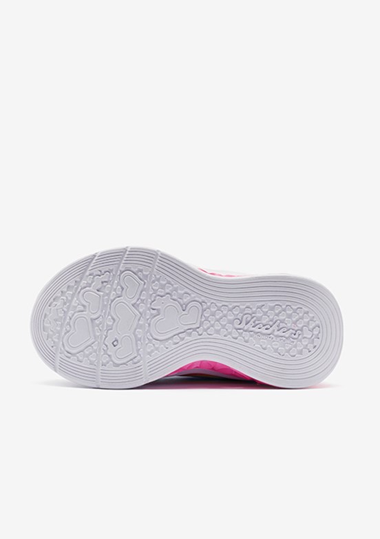 SKECHERS Flutter Heart Lights - Groovy Swirl Çok Renkli Kız Çocuk Yürüyüş Ayakkabısı