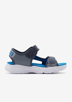 SKECHERS S-lights: Creature-Splash Gri Erkek Çocuk Sandalet