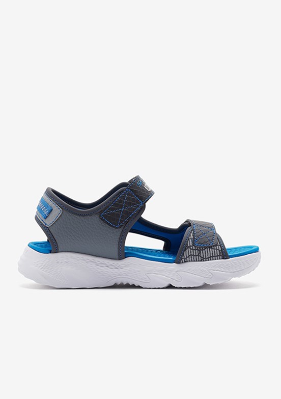 SKECHERS S-lights: Creature-Splash Gri Erkek Çocuk Sandalet