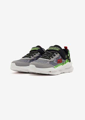 SKECHERS Meteor-lights 2.0 - 401490L GYBK Erkek Çocuk Gri Yürüyüş Ayakkabısı