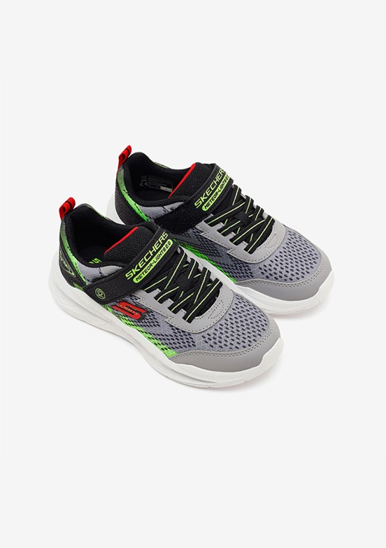 SKECHERS Meteor-lights 2.0 - 401490L GYBK Erkek Çocuk Gri Yürüyüş Ayakkabısı