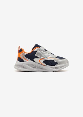 SKECHERS Meteor-lights - 401498N NVLM Erkek Çocuk Gri Yürüyüş Ayakkabısı