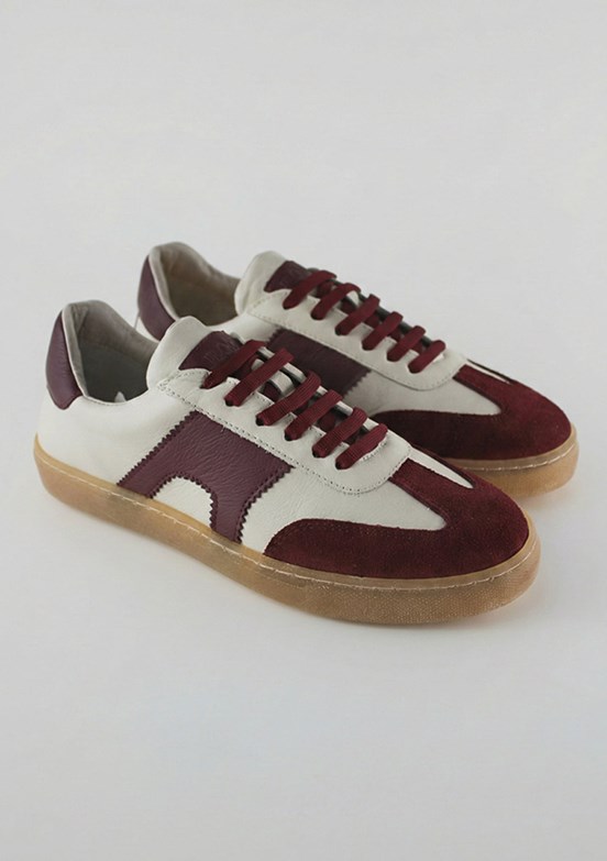 FLOOR - 26Y-192-5120 Kadın Crema Bordo Babet