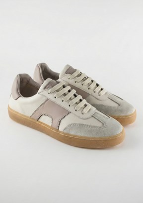 FLOOR Crema-Silver Kadın Casual Ayakkabı