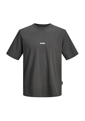 JACK JONES Jcoclub - 12298984 Erkek Siyah Baskılı T-Shirt