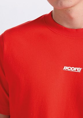 JACK JONES Jcoclub - 12298984 Erkek Kırmızı Baskılı T-Shirt