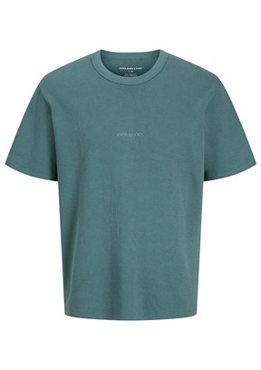 JACK JONES Mavi Erkek Baskılı T-Shirt