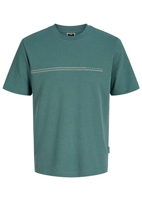 JACK JONES Mavi Erkek Baskılı T-Shirt