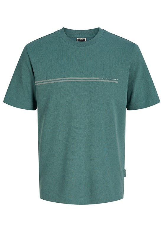 JACK JONES Mavi Erkek Baskılı T-Shirt