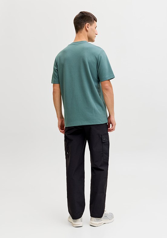 JACK JONES Mavi Erkek Baskılı T-Shirt