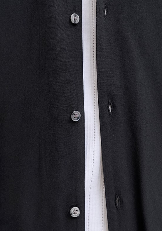 JACK JONES Jjejeff Resort - 12288852 Erkek Siyah  Kısa Kol Gömlek
