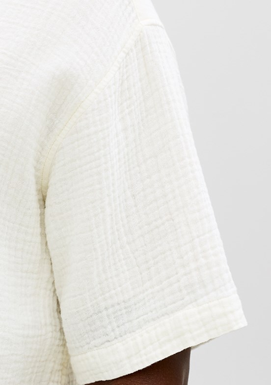 JACK JONES Jornantucket Double Cloth - 12291812 Erkek Beyaz Baskılı Ceket