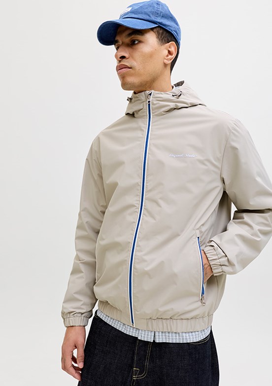 JACK JONES Jornantucket Light - 12291690 Erkek Gri Mevsimlik Ceket