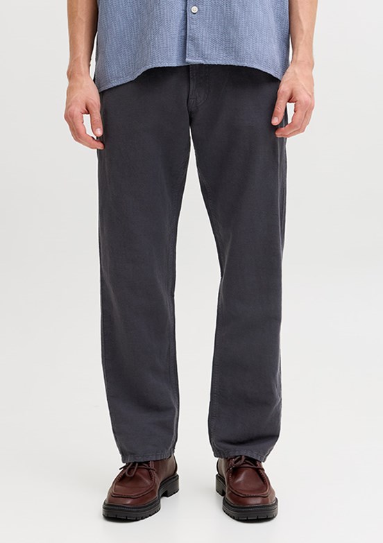 JACK JONES Jpstchrıs Orıgınal - 12293296 Erkek Lacivert Keten Pantolon