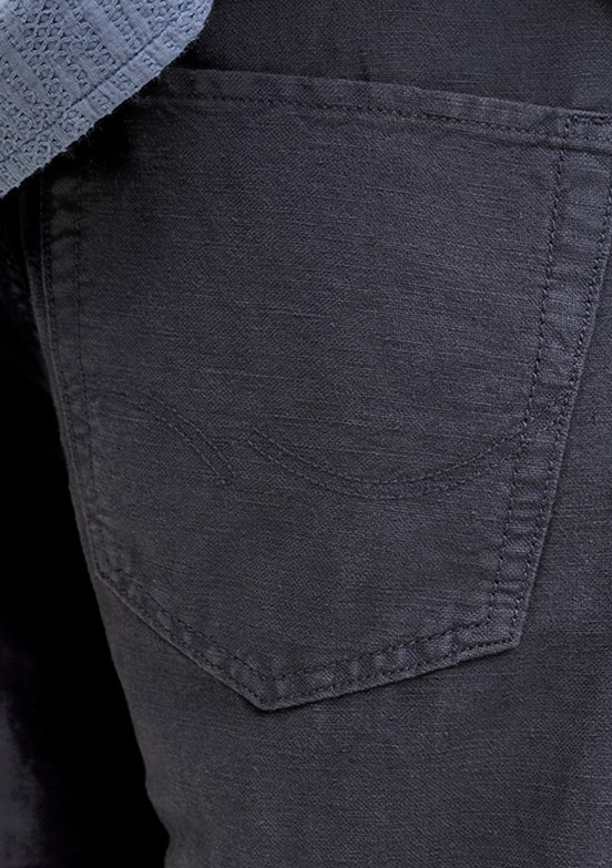 JACK JONES Jpstchrıs Orıgınal - 12293296 Erkek Lacivert Keten Pantolon