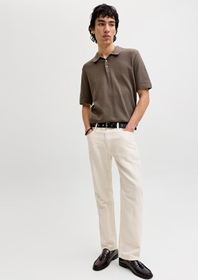 JACK JONES Jpstchrıs Orıgınal - 12293296 Erkek Krem Keten Pantolon