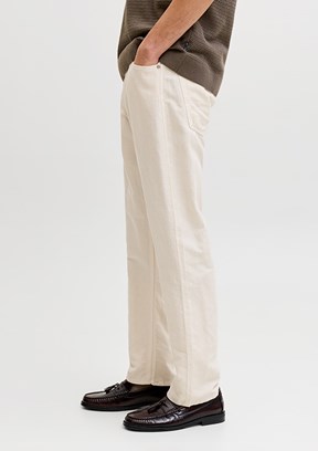 JACK JONES Jpstchrıs Orıgınal - 12293296 Erkek Krem Keten Pantolon