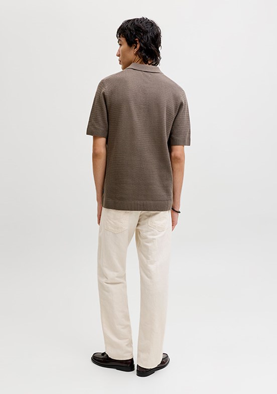 JACK JONES Jpstchrıs Orıgınal - 12293296 Erkek Krem Keten Pantolon