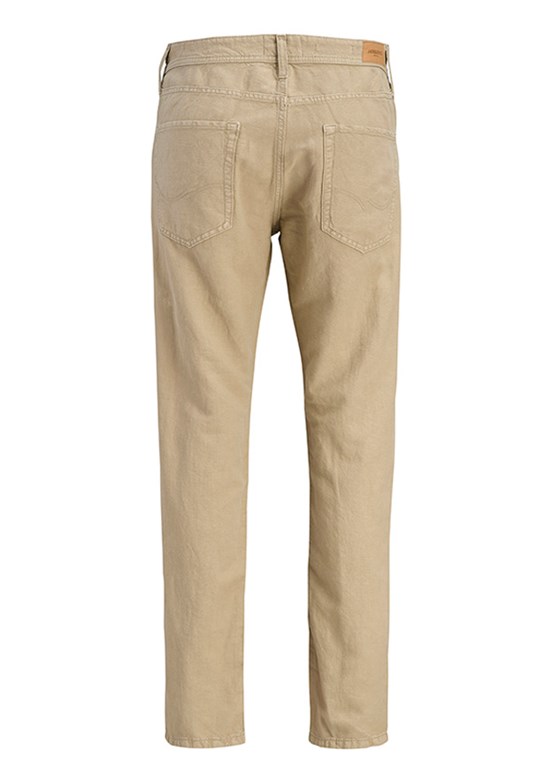 JACK JONES Jpstchrıs Orıgınal - 12293296 Erkek Vizon Keten Pantolon