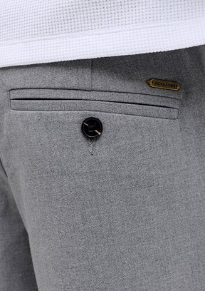 JACK JONES Jpstollıe Connor - 12292100 Erkek Gri Chino Pantolon