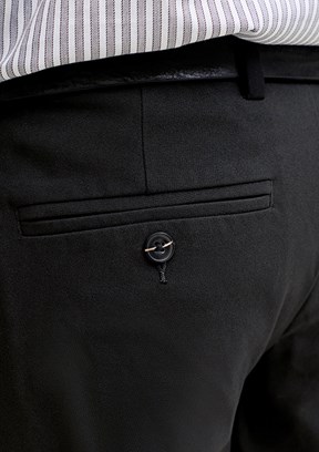JACK JONES Jpstollıe Connor - 12292100 Erkek Siyah Chino Pantolon