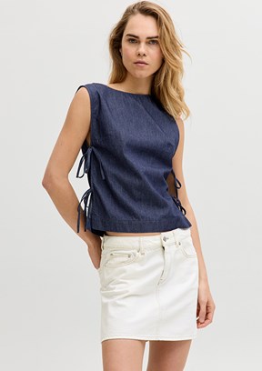 JJXX Mavi Kadın Basic T-Shirt