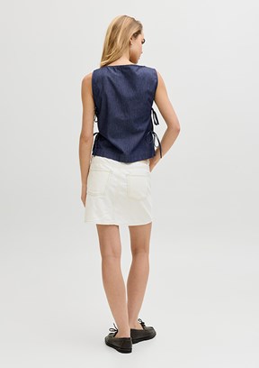 JJXX Mavi Kadın Basic T-Shirt