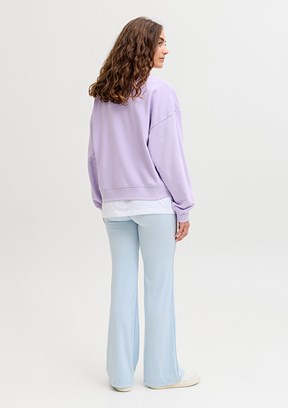 JJXX Mor Kadın Bisiklet Yaka Sweatshirt