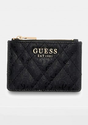 GUESS Isamay Siyah Kadın Suni Deri Cüzdan