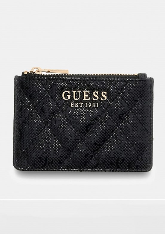 GUESS Isamay Siyah Kadın Suni Deri Cüzdan