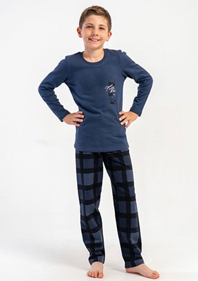 VİENETTA - 5031820826 Kadın Açık Mavi Pijama Takımı