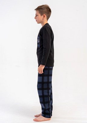 VİENETTA - 5031820826 Kadın Siyah Pijama Takımı