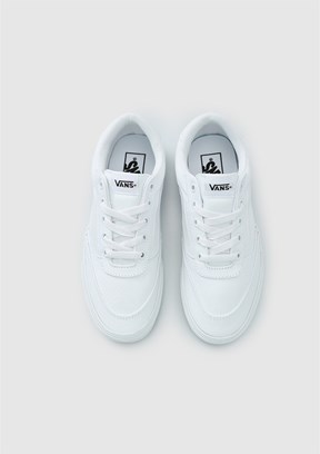 VANS Brooklyn LS - VN000D7UWWW1 Kadın Beyaz Sneaker Ayakkabı