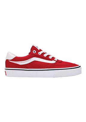 VANS Brooklyn LS - VN000EBSGH31 Kadın Kırmızı Sneaker Ayakkabı
