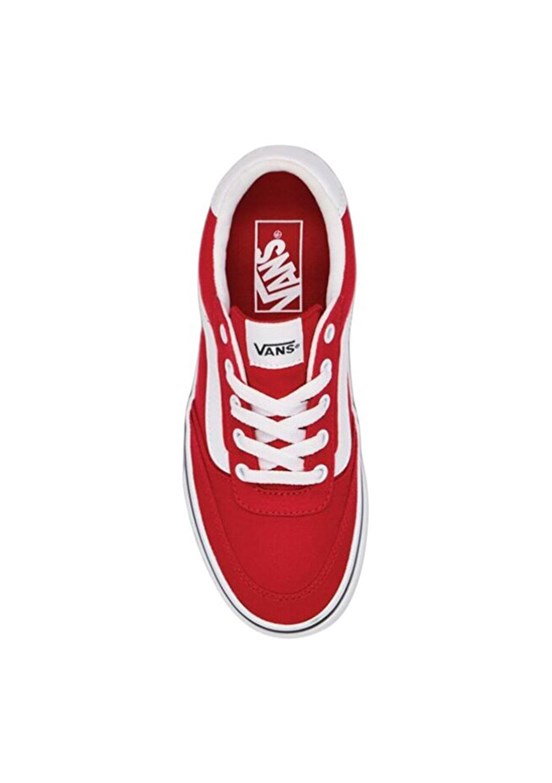 VANS Brooklyn LS - VN000EBSGH31 Kadın Kırmızı Sneaker Ayakkabı