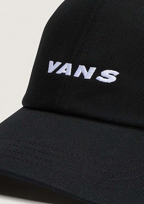 VANS Check Side Curved Bill - VN000QA6BLK1 Unisex Siyah Baskılı Şapka