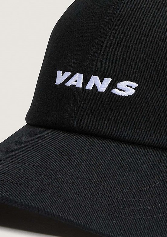 VANS Check Side Curved Bill - VN000QA6BLK1 Unisex Siyah Baskılı Şapka