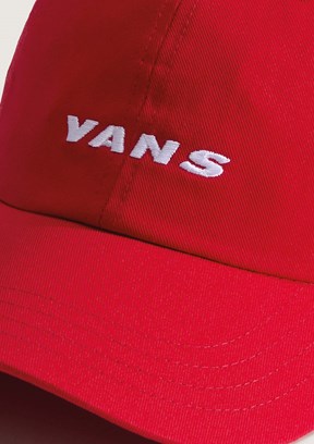 VANS Check Side Curved Bil - VN000QA6IZQ1 Unisex Kırmızı Baskılı Şapka