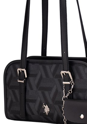 US POLO ASSN - US26102 Kadın Siyah Omuz Çantası